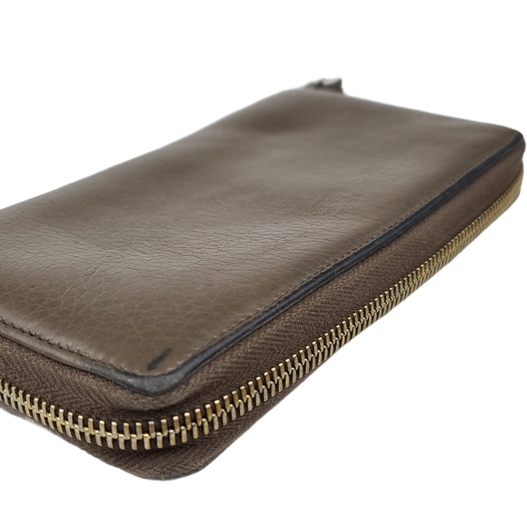 Gucci Swine Bamboo Leather Continental Wallet - Picture 8 of 9